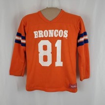 Vintage Rawlings Denver Broncos Jersey T-Shirt Youth Large 14-16 NFL Football - $31.99