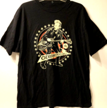 Brian Setzer Stray Cats Vintage 90s Genuine Rockabilly Black Tultex T-Shirt 2XL - £29.16 GBP