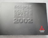2002 Mitsubishi Eclipse, Eclipse Spyder Owners Manual [Paperback] Mitsub... - £29.84 GBP