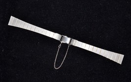 SEIKO Ladies Watch Band 14 mm Ends NEW 6.5&quot; long Japan Silver Tone - £15.32 GBP