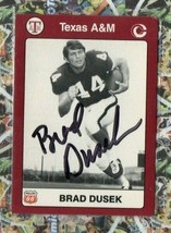 Brad Dusek Signed 1991 Collegiate Collection Texas A&amp;M Autographed - £5.31 GBP