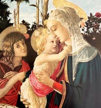 Madonna And Child With Saint John Botticelli 1958 Lithograph Art Print LGADBott - £23.62 GBP