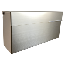 OPEN BOX Modern Design Brushed Stainless Steel Wall-mounted Rainproof Ma... - $89.98