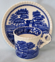 Spode Blue Tower Demitasse Cup and Saucer - $16.72