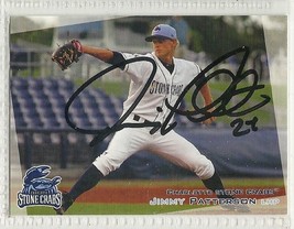 Jimmy Patterson Signed Autographed card 2012 Charlotte Stone Crabs - £7.59 GBP