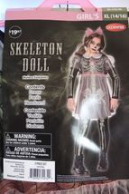 Goodmark Skeleton Doll Halloween Costume Girls XL (14-16) New - £10.47 GBP