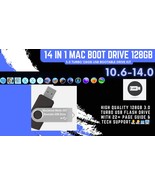 Mac OS X 14 in 1 Bootable USB Drive 128GB Install Upgrade Repair Recover... - £45.44 GBP