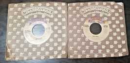 Lot of 2 Donna Summer 45 RPM Vinyl Records Bad Girls / Hot Stuff Casablanca 1979 - £6.31 GBP