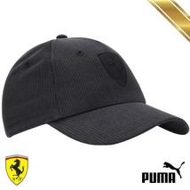 SF Scuderia Ferrari Fanwear Baseball Cap Fade Black - PUMA Original - £36.70 GBP