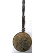 Trivet Wall Hanging Brass Metal Hot Plate utensils Holder Vintage - €16,48 EUR