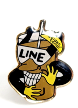 Golden Corral Line Beverage Straw Character Restaurant Employee Pin Adve... - $12.99