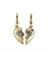 Juicy Couture Charm BFF Broken Heart Gold Tone New in labeled Juicy Box - $400.74 CAD