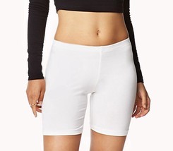  Yoga Shorts with Elastic Waistband WHITE - $114.04 MXN