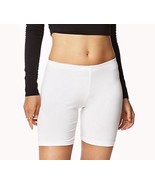  Yoga Shorts with Elastic Waistband WHITE - $114.04 MXN