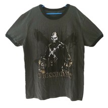 Mens Disney Crossbones Capital America Civil War T-Shirt Charcoal Gray S... - £9.90 GBP