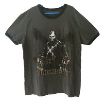 Mens Disney Crossbones Capital America Civil War T-Shirt Charcoal Gray S... - £9.87 GBP