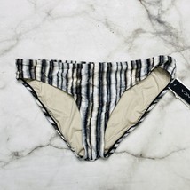 La Blanca Womens Hipster Bikini Bottom Size 14 Bamboo Stripe Black White New - £15.62 GBP