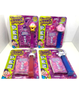 (4) 2002 Yummy Bubbles Pez Dispensers New On Card w/Outlaw Bubble Boy - £12.72 GBP