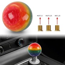 Jdm Rainbow Round Ball Manual Gear Racing Shift Knob For Honda Acura (M10X1.5) - £12.22 GBP