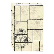 3-Ring Photo Album 504 Pockets Hold 4x6 Photos, Floral Panes Design - £20.35 GBP