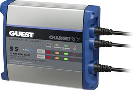 120V Input, 2 Bank, 10A / 12V Guest On-Board Battery Charger, Model 2711A. - £143.09 GBP