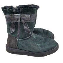UGG Australia Josette Sheepskin Bow Winter Boots 1003174 Black - £37.50 GBP