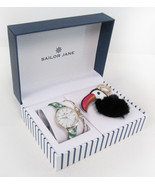 New In Box Sailor Jane Watch, Bracelet, Parakeet Key Chain Gift Box - £19.46 GBP