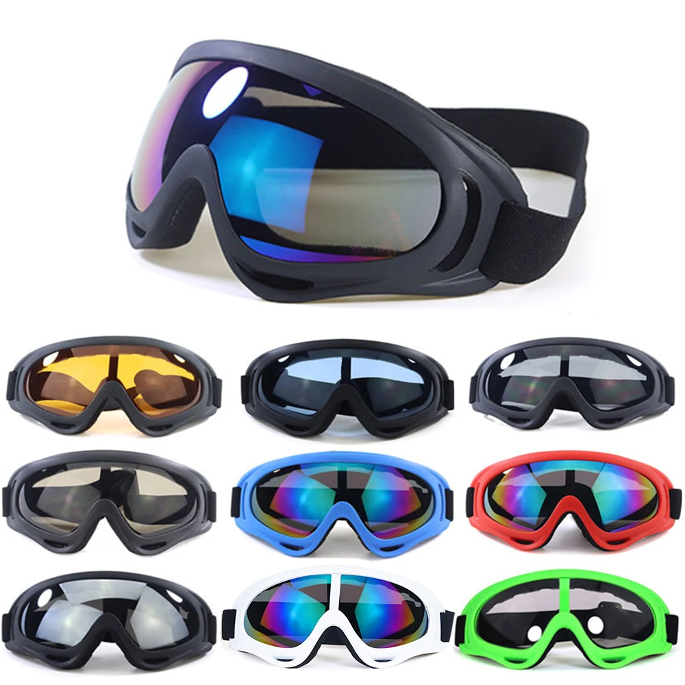 Motorcycle 8 Colors Glasses Windproof Dustproof Anti Glare Bike Motocross - £8.50 GBP+