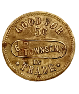 Brunswick Balke Company BBC Trade Token E P Townsend Washington Territory - £147.63 GBP