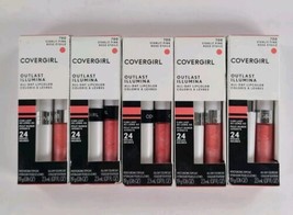 LOT OF  5 - CoverGirl Outlast All-Day Lipcolor Lipstick  #700 Starlit Pink - $29.70