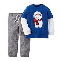 Carters Infant Boys Polor Bear  2pc Set Pants Outfit Size- 12M NWT - £10.97 GBP