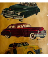 1940-50s Nash Studebaker Cut-Outs Ephemera Mounted Automobilia Ephemera ... - $41.35 CAD
