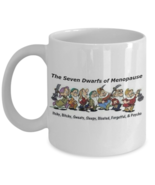 The seven Dwarfs of menopause 11 oz ceramic mug - £12.58 GBP