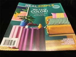 Real Simple Magazine June 2022 We Love Color 109 Ways to go Bold - £8.61 GBP