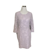 New Lulus Dress Womens Large Purple Lace Overlay Work Party Lavendar - €21,31 EUR