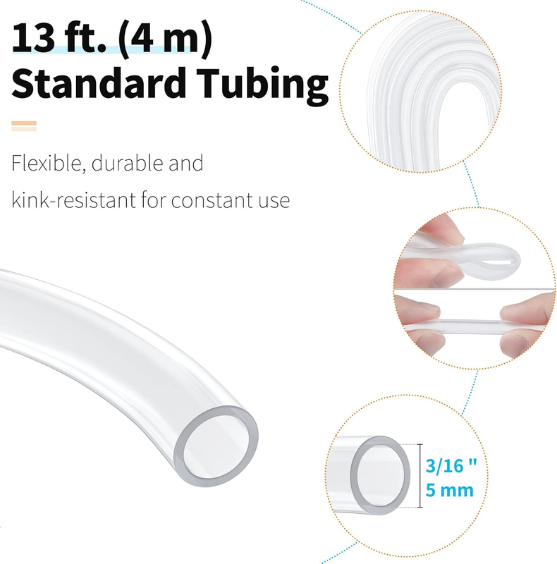 Pawfly 13 Feet Airline Tubing Standard Aquarium Air Pump Accessories with Air St Item image 2