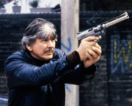 Charles Bronson Death Wish 3 16x20 Poster Iconic Shot Aiming Huge Gun - £15.73 GBP