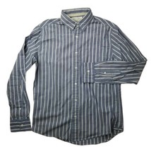 AEROPOSTALE  Long Sleeve Button Up Dress Shirt MENS Sz Small Blue White ... - $8.54