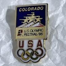 1995 Olympics USA Olympic Festival Sports Lapel Hat Pin Pinback - £6.23 GBP
