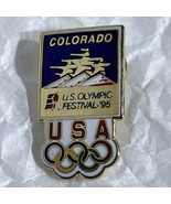 1995 Olympics USA Olympic Festival Sports Lapel Hat Pin Pinback - £6.21 GBP