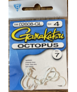 Gamakatsu #02608-GL Octopus Hook Size 4-1pk of 7pcs-Brand New-SHIPS N 24... - $182.30 MXN