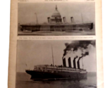 Scientific American Lusitania Cover Storia Settembre 14 1907 - $30.68