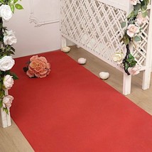 Red 100 Ft Rayon Wedding Aisle Runner Party Events Ceremony Catering Decorations - £49.64 GBP