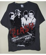 The Clash T Shirt North American Campaign 1982 Reproduction 2005 Size Large - $88.88 CAD