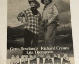 Montana Tv Guide Print Ad Richard Crenna Lea Thompson Gena Rowlands TPA12 - $5.93