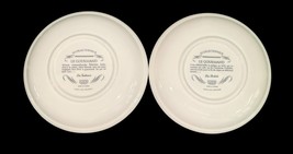 Vintage Gien France Le Gourmand Les Desserts Plates Set 6 – 8.75" Hand-Painted image 6