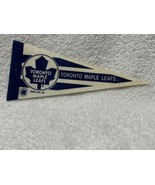 Toronto Maple Leafs Vintage NHL 1991 Trench Felt Mini Pennant 4 x 9 - £4.35 GBP