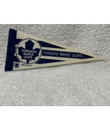 Toronto Maple Leafs Vintage NHL 1991 Trench Felt Mini Pennant 4 x 9 - $7.55 CAD