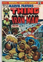 Marvel Feature #12 ORIGINAL Vintage 1973 2nd Team Appearance Blood Brothers - £38.82 GBP