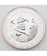 1993 Australian Kookaburra 1 oz. 999 Silver $1 BU Coin Queen Elizabeth II - $1,481.77 MXN